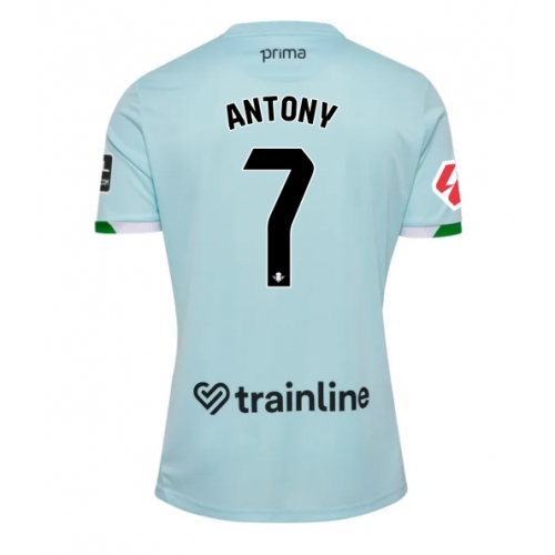 Billige Fotballdrakt Real Betis Antony #7 Replika Bortedrakt 2025-26 Kortermet Billige Fotballdrakt Real Betis Antony #7 Replika Bortedrakt 2025-26 Kortermet
